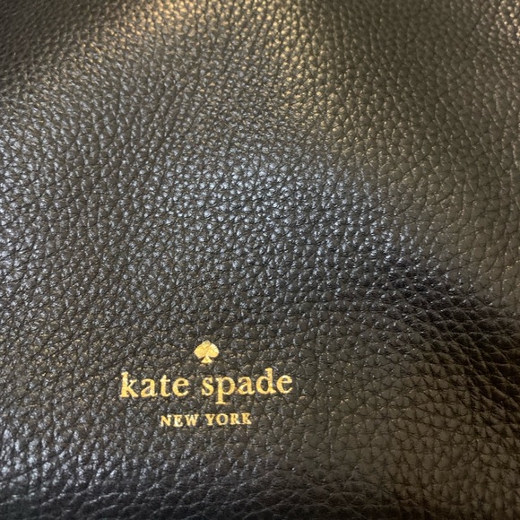 Kate Spade Black Pebble Leather Crossbody and Satchel Purse - Picture 2 of 9